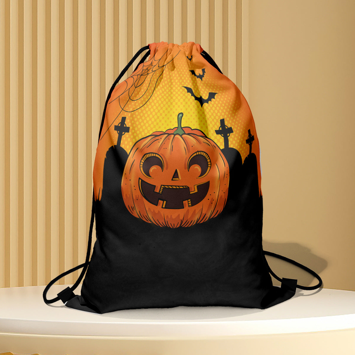 Polyester Halloween drawstring backpack (Minimo de Compra 2) MIC-QB003