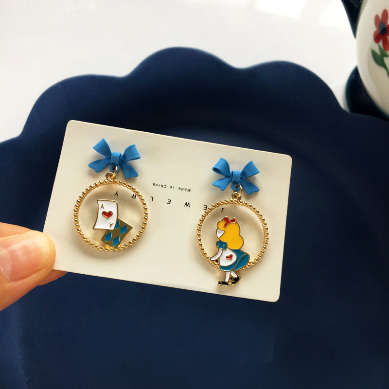 Cute Bunny Princess Earrings MIC-BaoY011