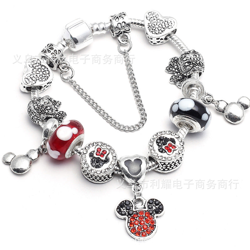 Alloy DIY Pandora Cartoon Bracelet MIC-LiY029