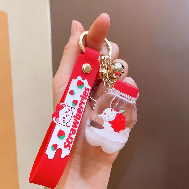 Keychains PVC Acrylic Hardware Cute Cartoon Drift Bottle (M) MOQ≥2 MIC-KC-MeiY009