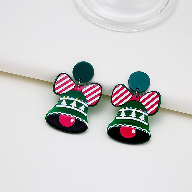 Acrylic Christmas Day Earrings (Minimo de Compra 2) MYA-MDD093