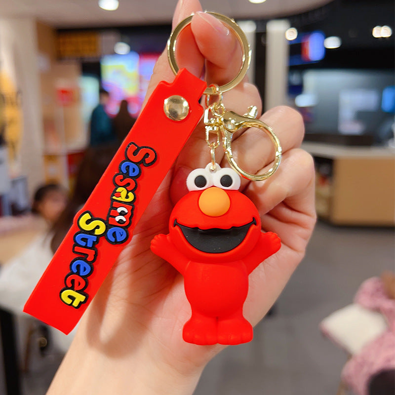 Cute Cartoon Crane Machine Doll Keychain OShi039