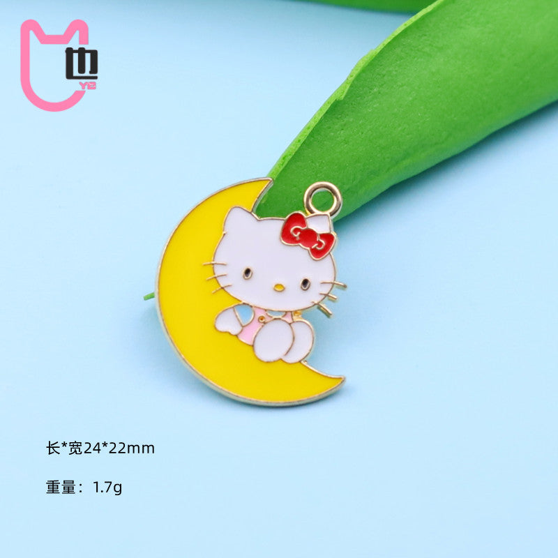 Alloy cartoon cute Katie accessories (Minimo de compra 10) MIC-ZeY004