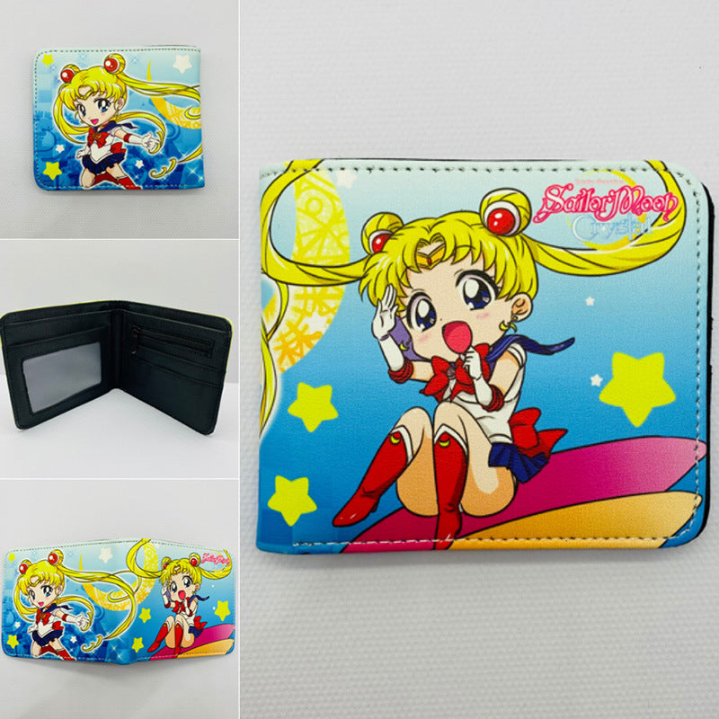 PU cartoon anime short zipper wallet MIC-ChangY008