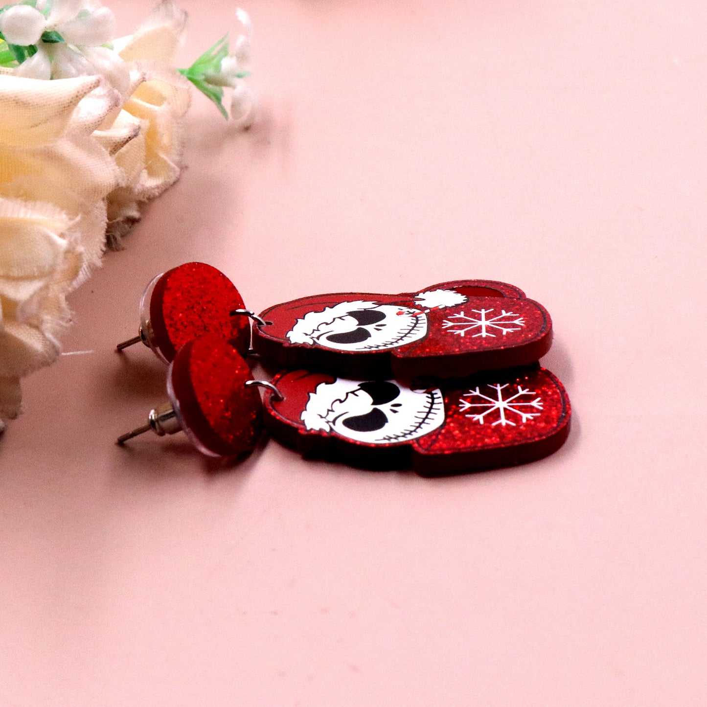 Acrylic Christmas Halloween Earrings (Minimo de compra 5) MIC-XiaoY063