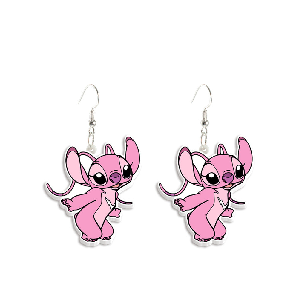 Alloy cartoon cute earrings (Minimo de Compra 2) MIC-ZhaoH002