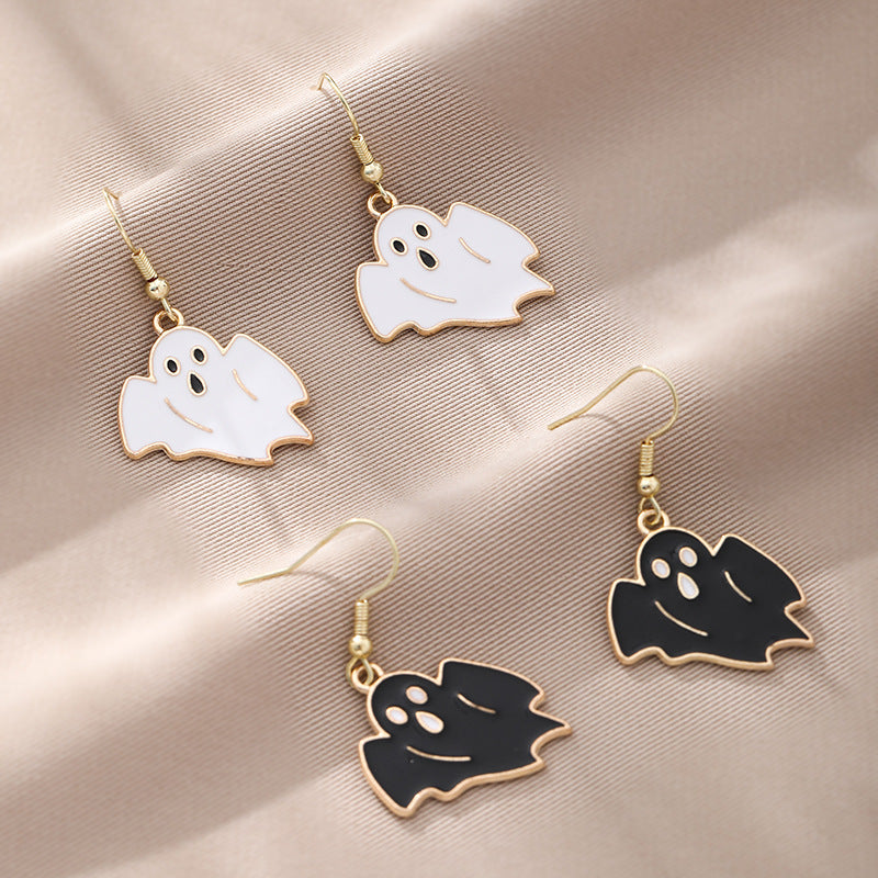 Alloy cartoon Halloween pumpkin earrings (Minimo de Compra 2) MIC-QingH002