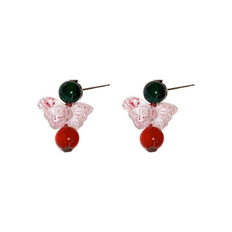 Alloy butterfly earrings MIC-JiaX007