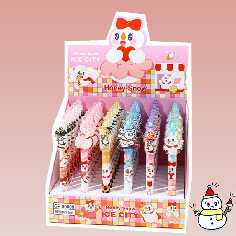 Acrylic lovely doll neutral pen 48PCS MYA-HeH007