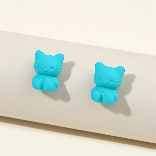 Resin style jelly frosted earrings (Minimo de compra 2) MIC-LuoN001