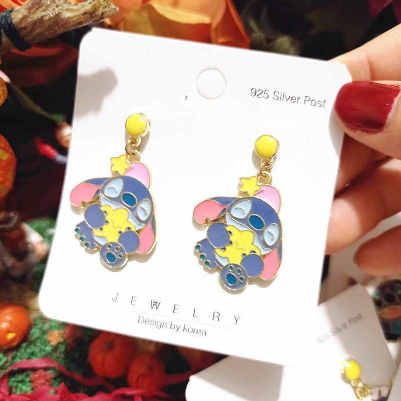 Alloy cartoon cute earrings MIC-XingJ073