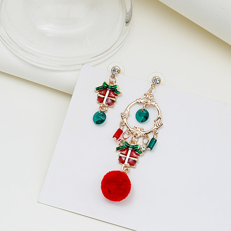 Alloy Christmas series earrings (Minimo de Compra 2) MIC-MDD074