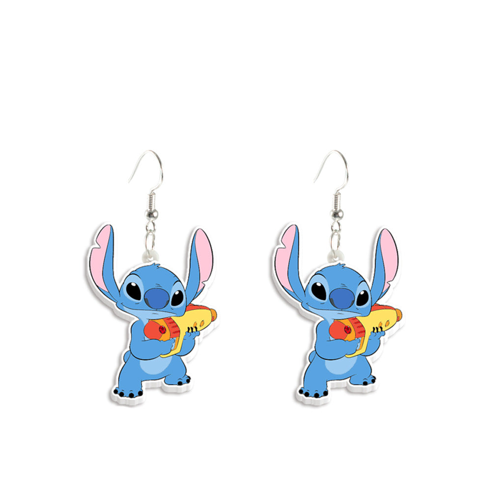 Alloy cartoon cute earrings (Minimo de Compra 2) MIC-ZhaoH002