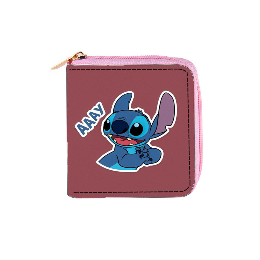 PU cartoon short zipper wallet (M) DengX031