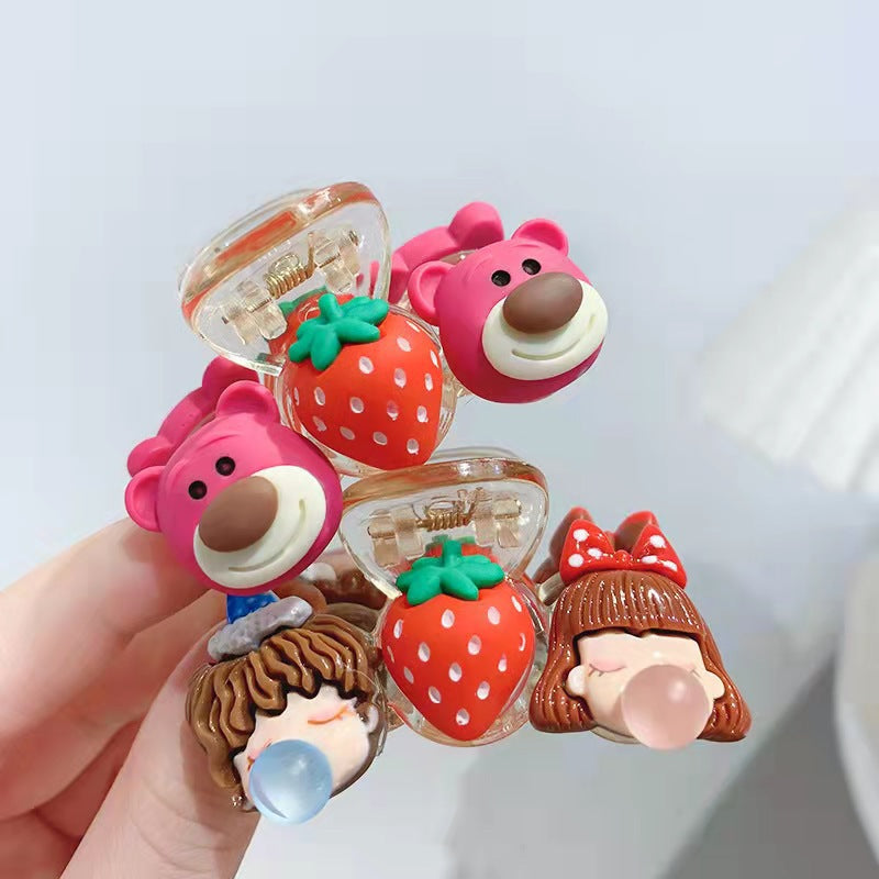 Cartoon strawberry clip US-YiJ003