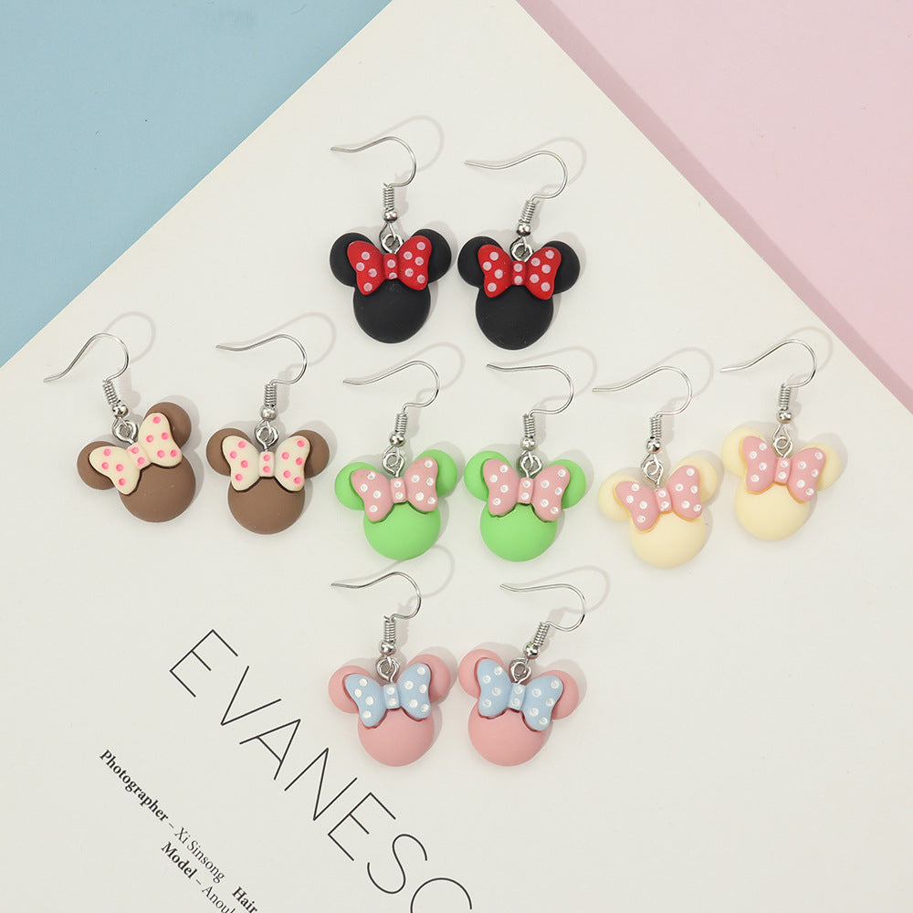 Cute mouse earrings US-NiQ011