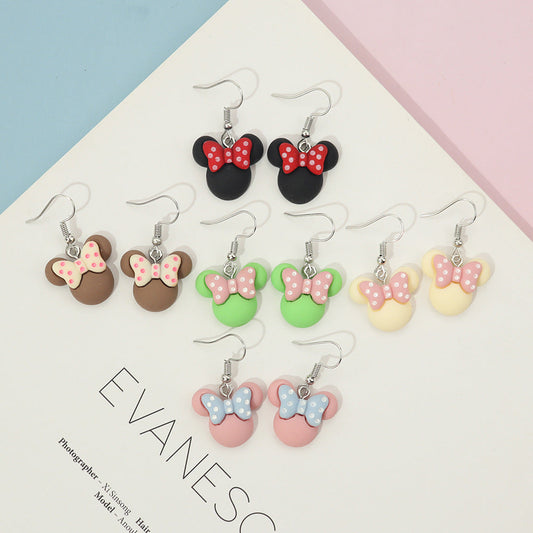 Cute mouse earrings US-NiQ011