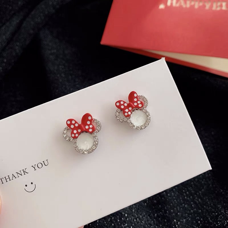 Alloy Sweet Personalized Cartoon Earrings YiJ023