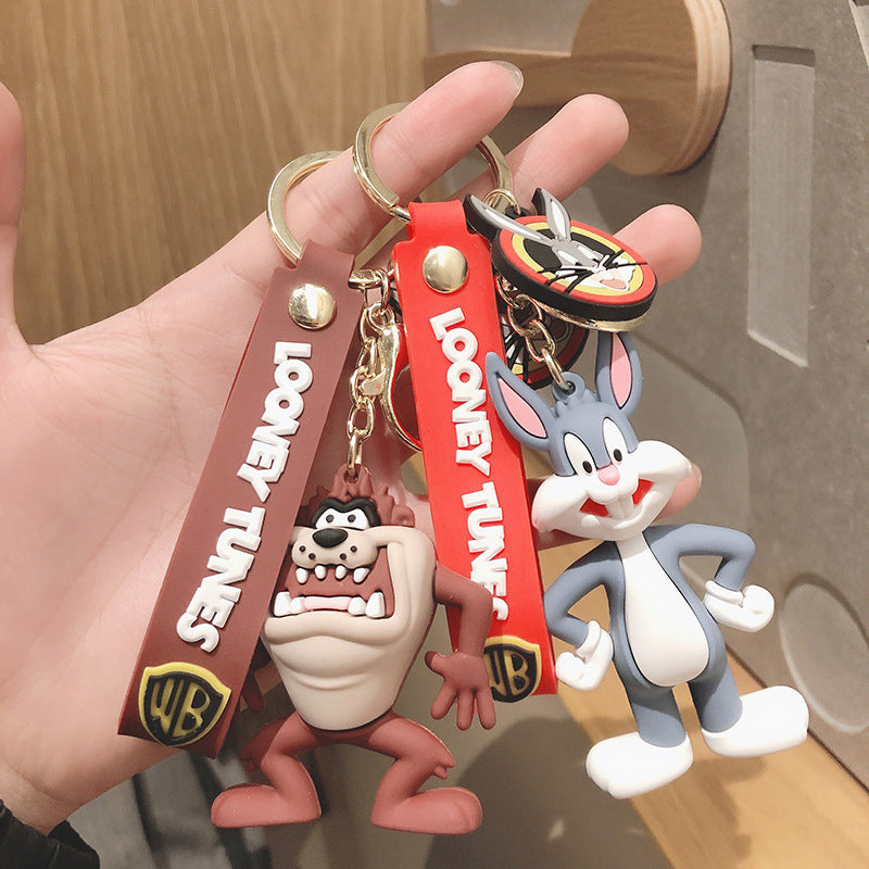 Cartoon Doll PVC Silicone Alloy Keychain (F) FeiRun015