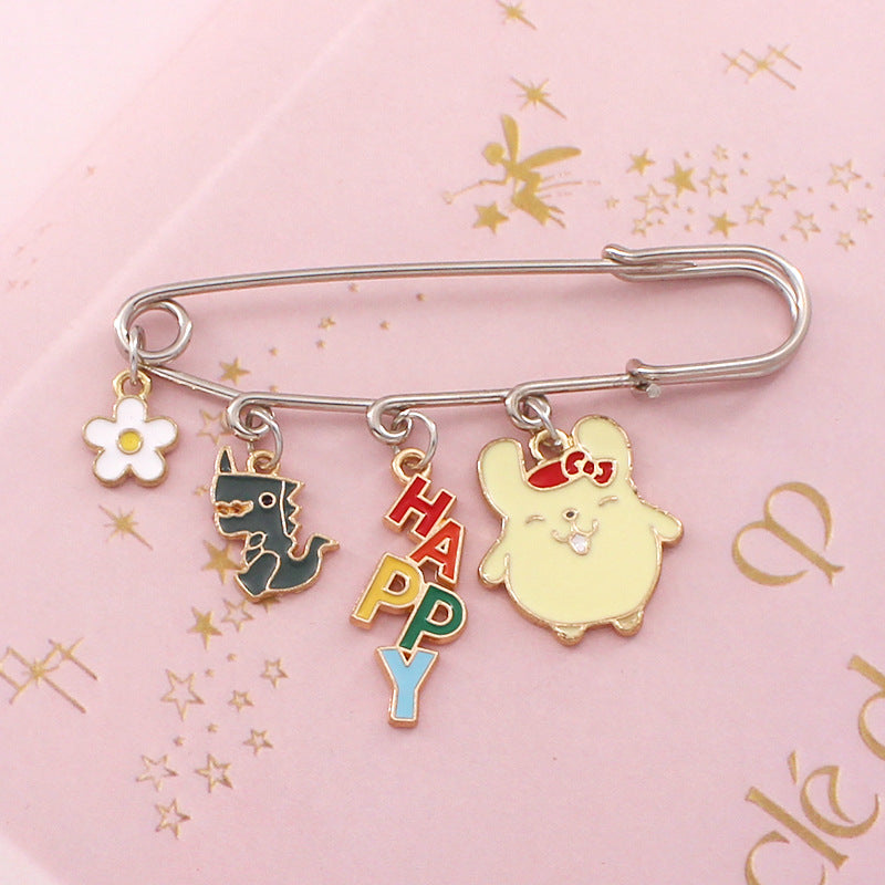 Alloy cartoon animal brooch (Minimo de compra 2) MIC-LiY017