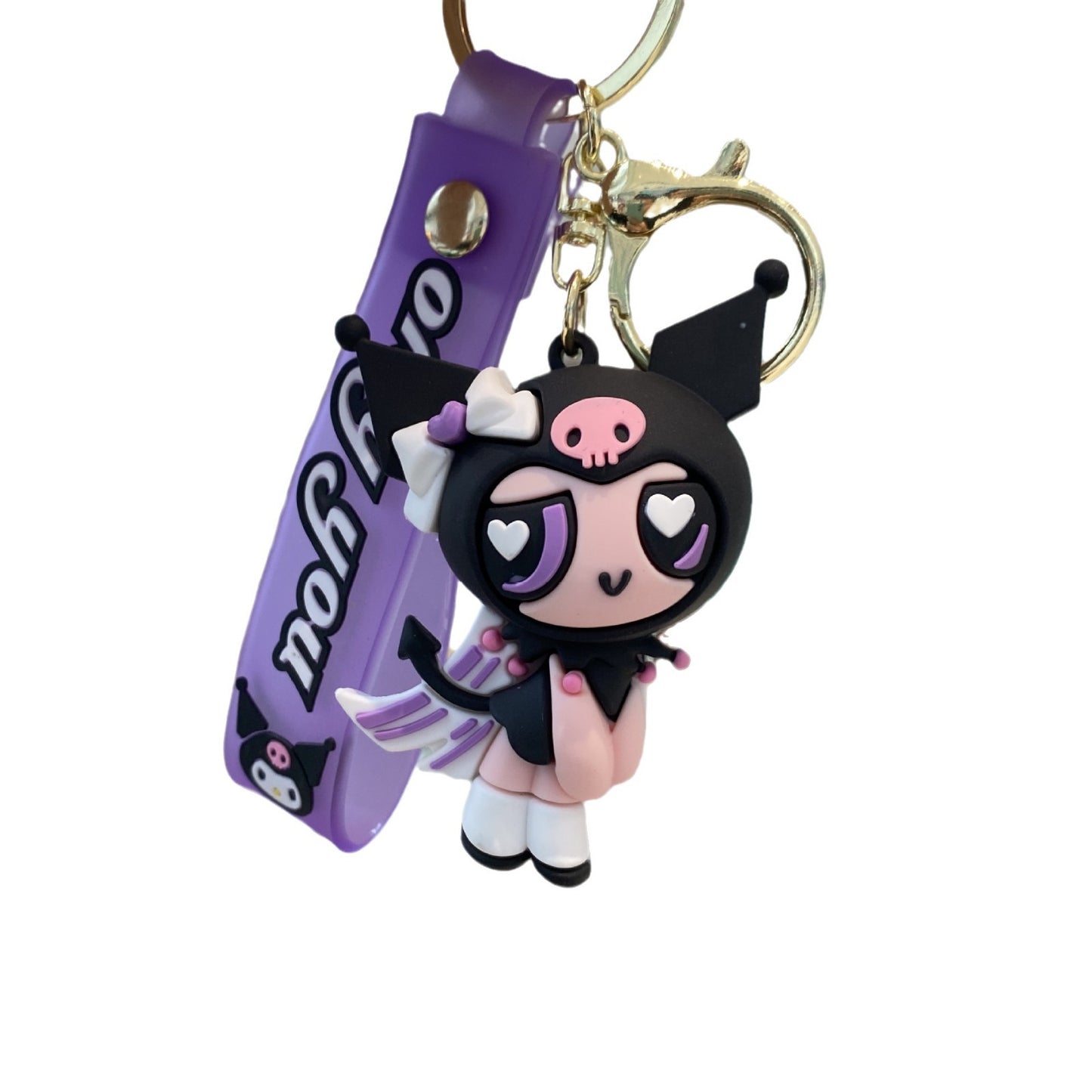 PVC cartoon flying female police keychain MIC-PengY041