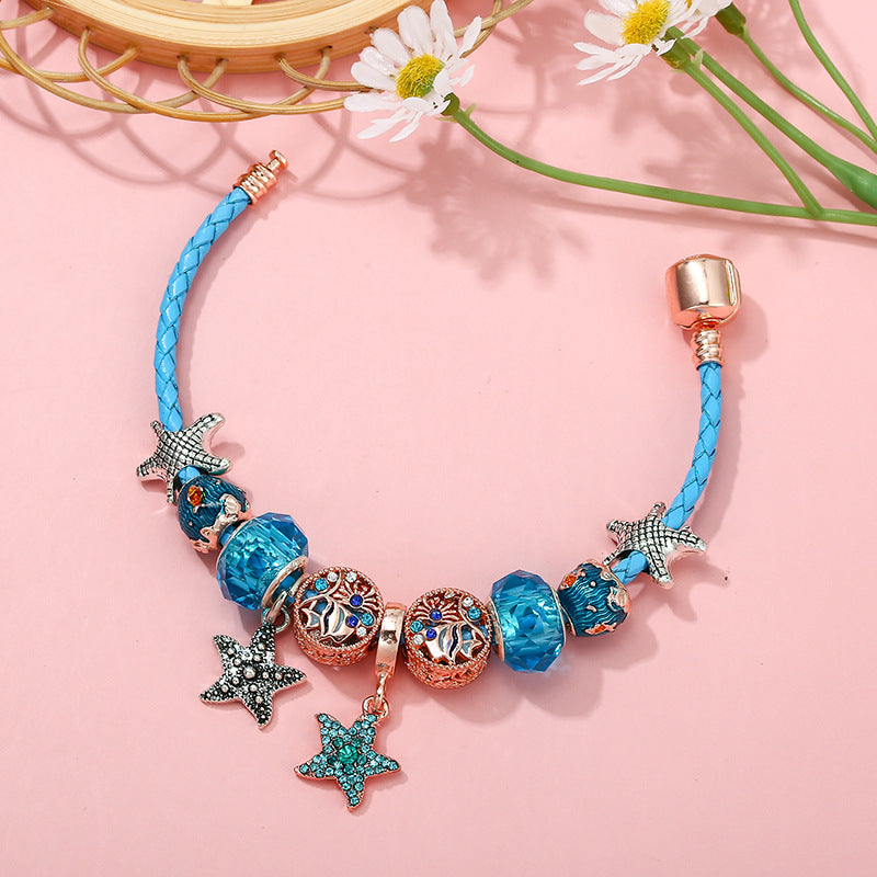 Alloy DIY Pandora Cartoon Bracelet MYA-LiY031