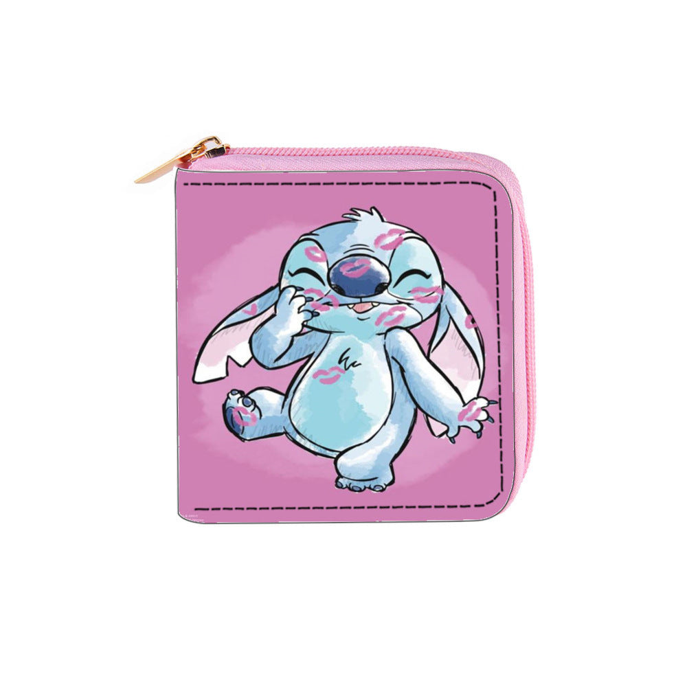 PU cartoon short zipper wallet (M) DengX031