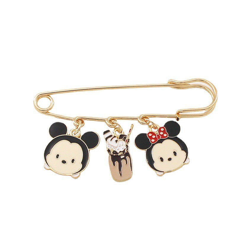 Alloy cartoon animal brooch (Minimo de compra 2) MIC-LiY015