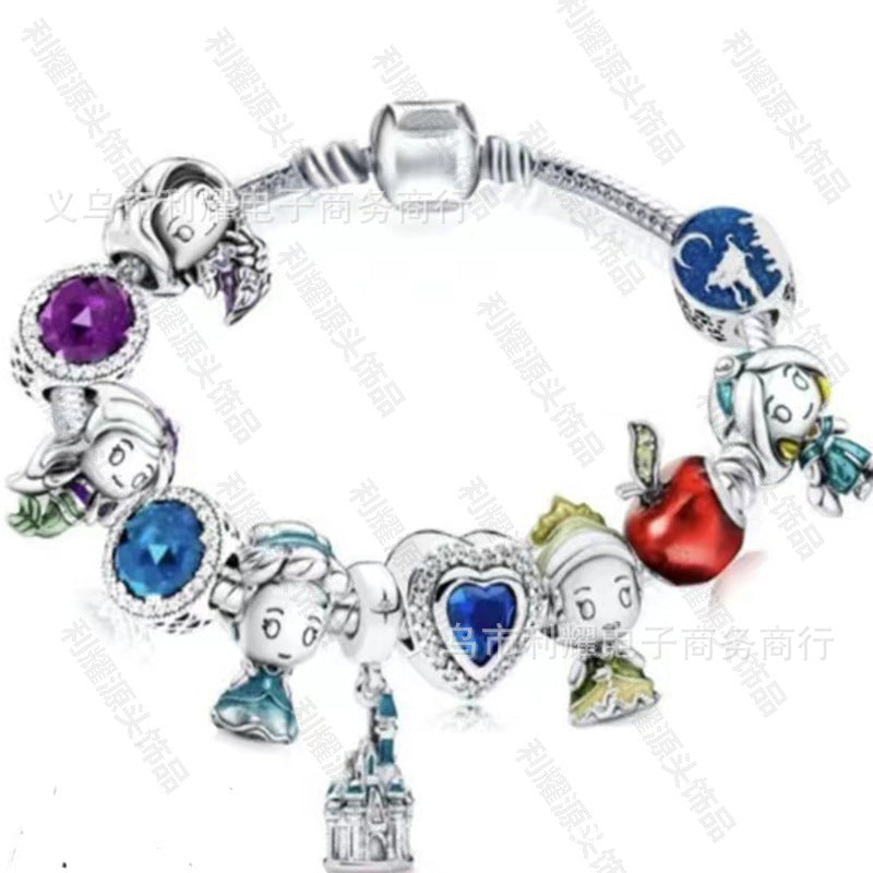 Alloy DIY Pandora Cartoon Bracelet MIC-LiY032