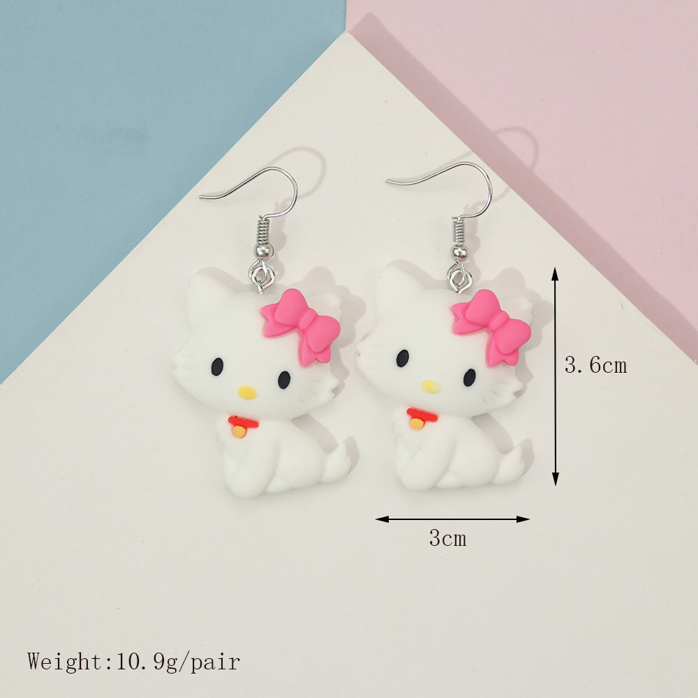 earrings plastic funny cartoon animals Minimo de compra 2 niqing005