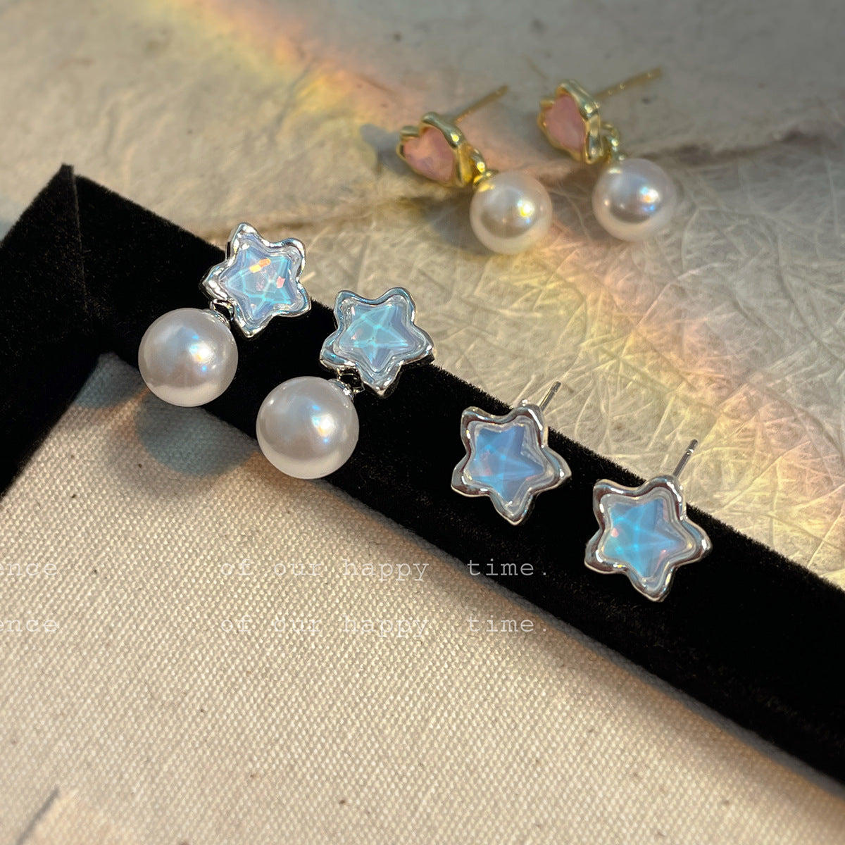 Alloy minimalist star earrings MIC-ShuangX042