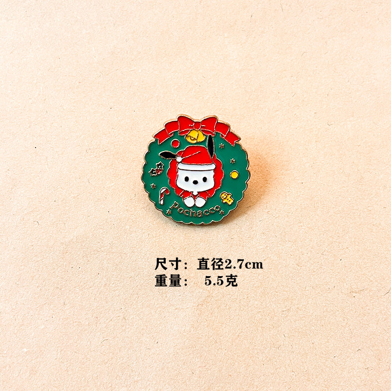 Alloy Christmas Kuromi brooch (Minimo de compra 2) MIC-DongQ021