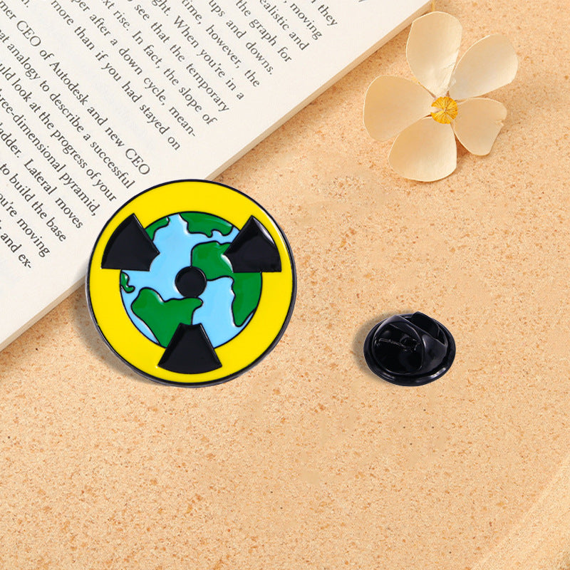 Alloy radioactive radiation marker brooch (Minimo de Compra 5) MIC-YiN003