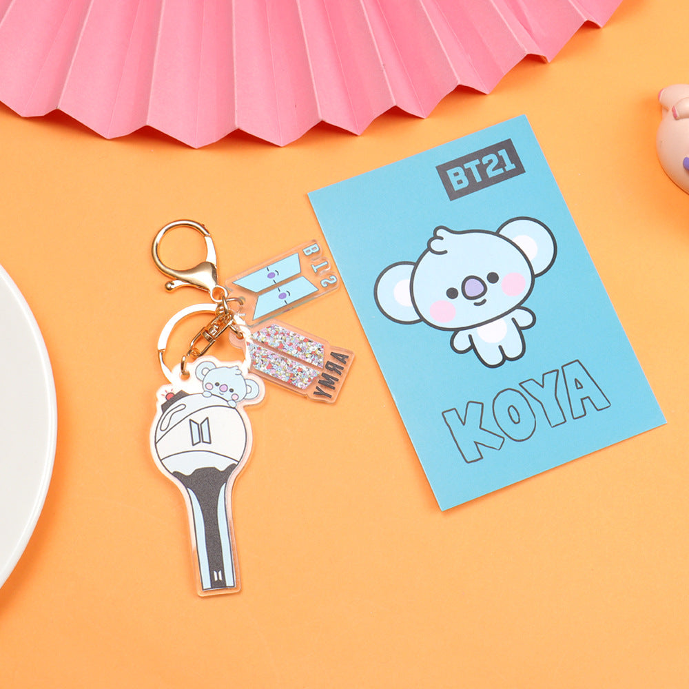 Acrylic cartoon Keychain MIC-XingY006