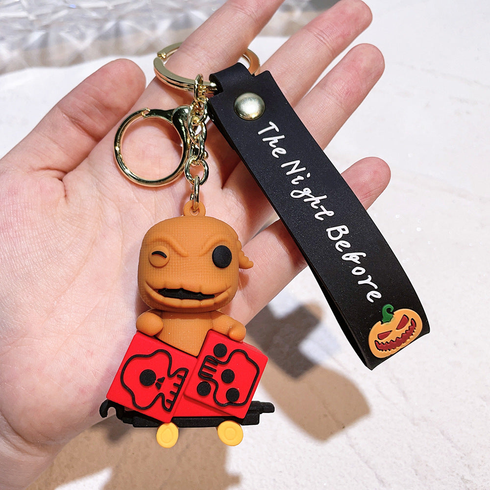 PVC Christmas Eve Scary Keychain  MYA-QiC016