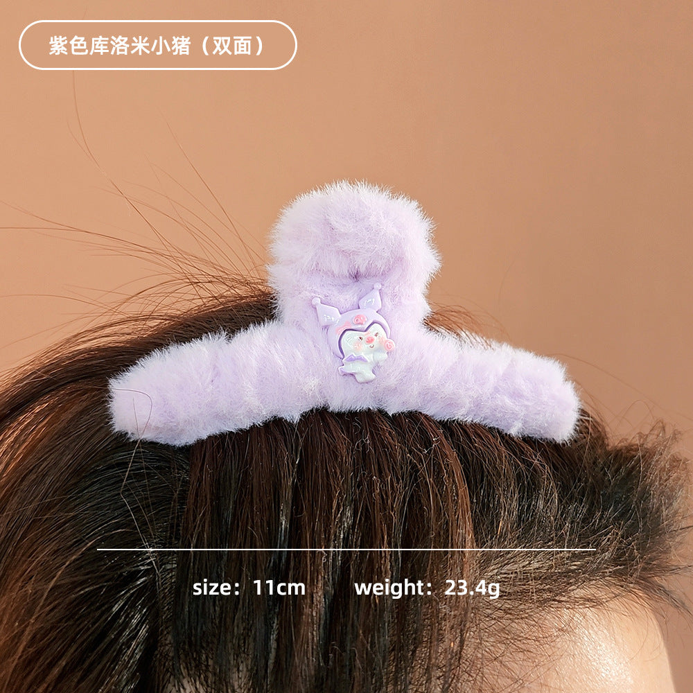 Plush cartoon cute hair clip MYA-WoD006