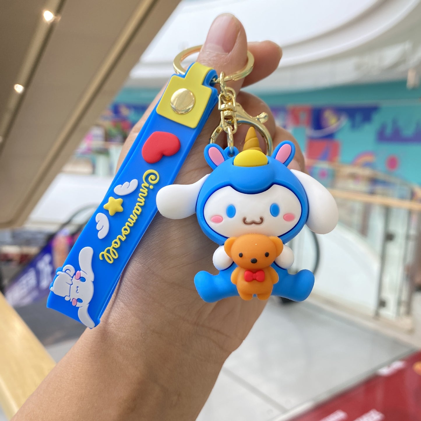 PVC cartoon cute pet cute keychain MYA-PengY044