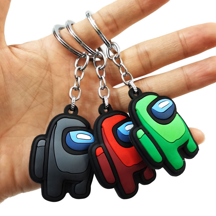 PVC Silicone Jewelry Game Series Keychain MIC-QLP023