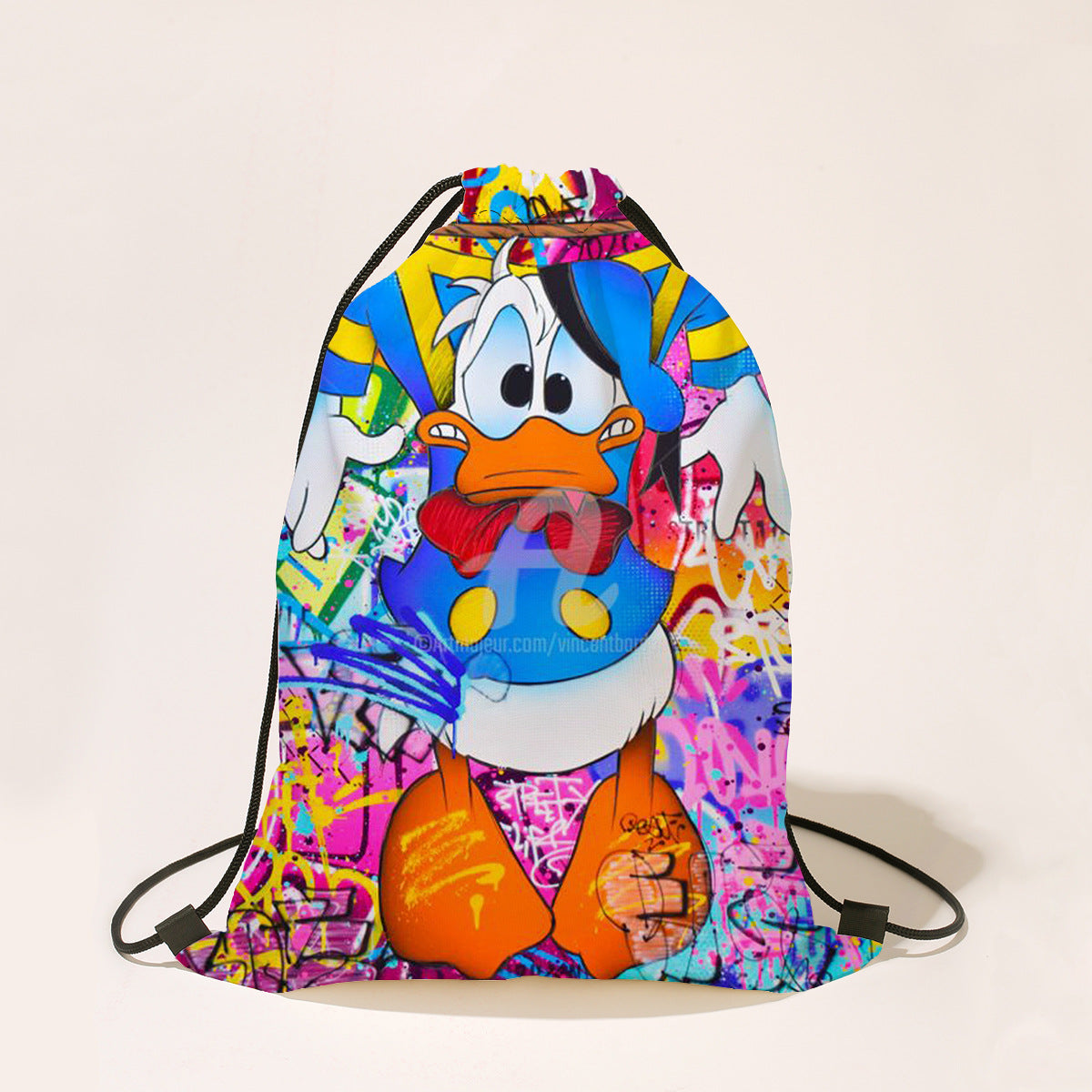 Polyester Cartoon drawstring backpack (Minimo de Compra 2) MYA-QB005