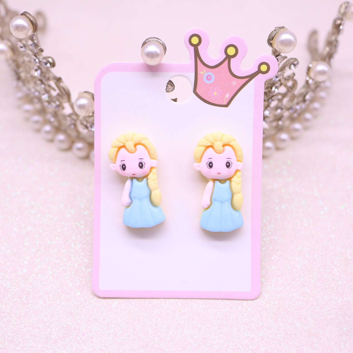 Resin cute cartoon princess ear clip (Mimimo de compra 2) MYA-MuM007