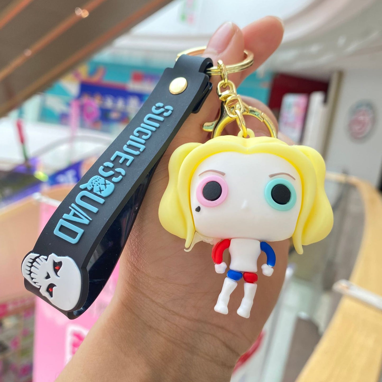 PVC cute cartoon suicide team keychain (Minimo de Compra 2) MIC-PengY006