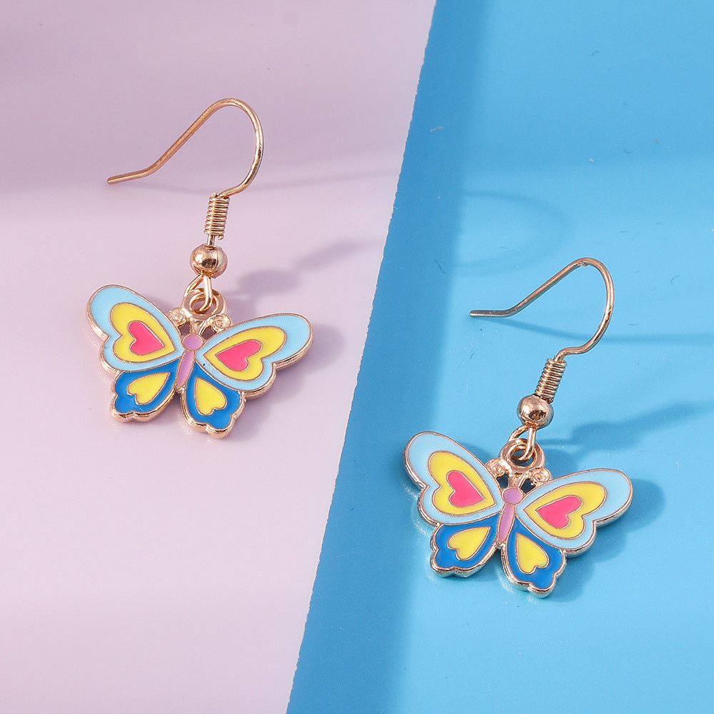 Acrylic New Cute Butterfly Earrings (Minimo de Compra 2) MYA-YueS011