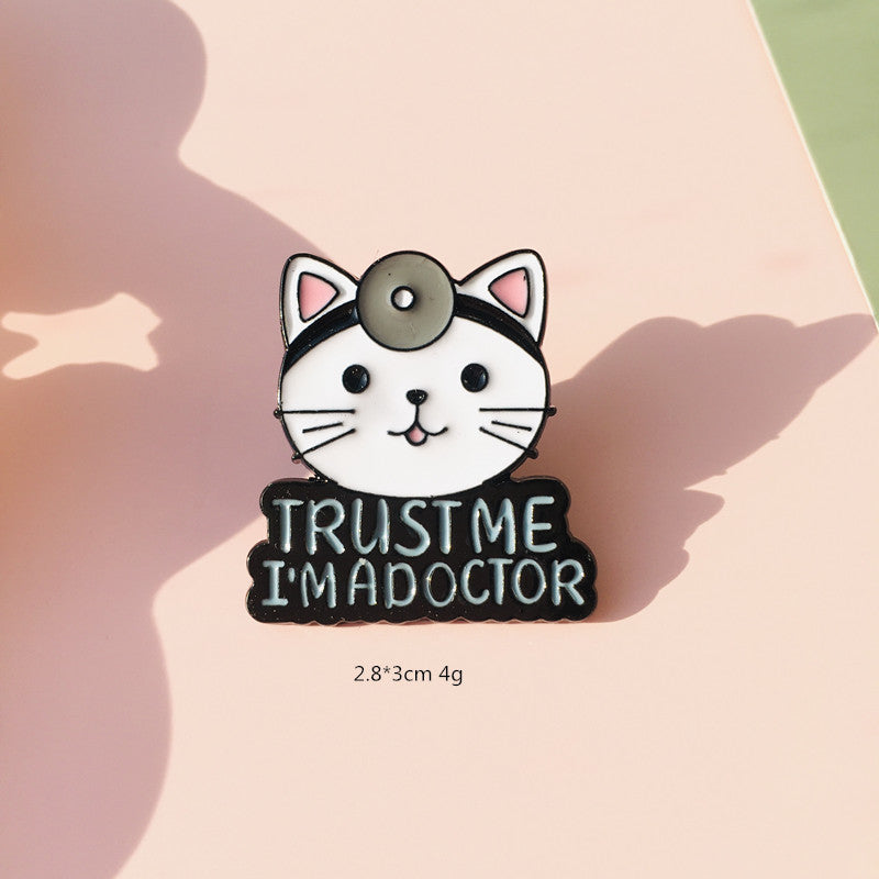 Alloy cartoon cute little cat brooch (Minimo de Compra 2)  MIC-ChenR008