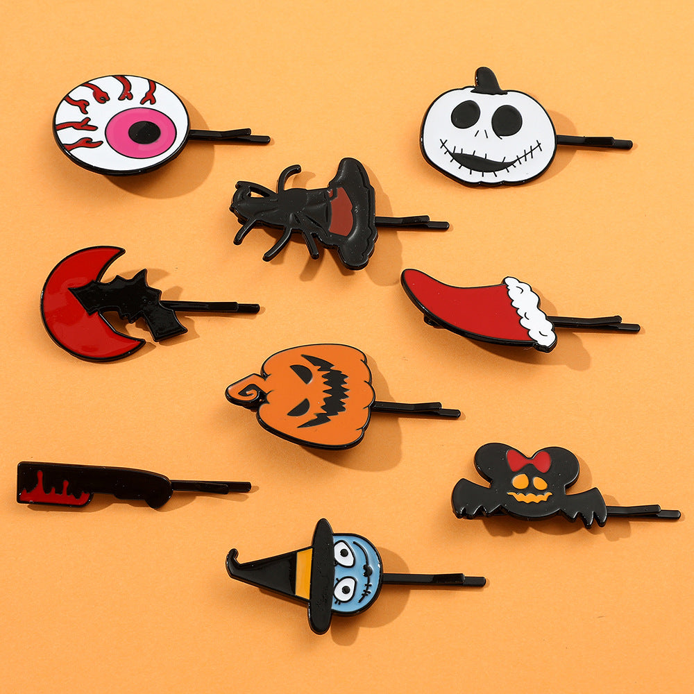 Alloy Halloween Ghost Hair Clip (Minimo de compra 2) MIC-YunX013