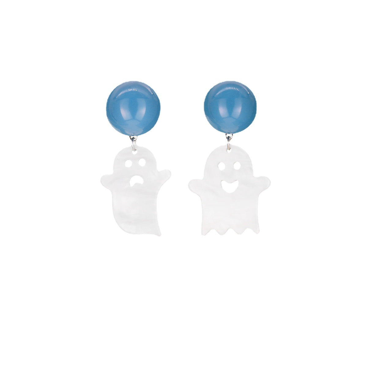 Alloy Asymmetric Ghost Earstuds MIC-XiM016