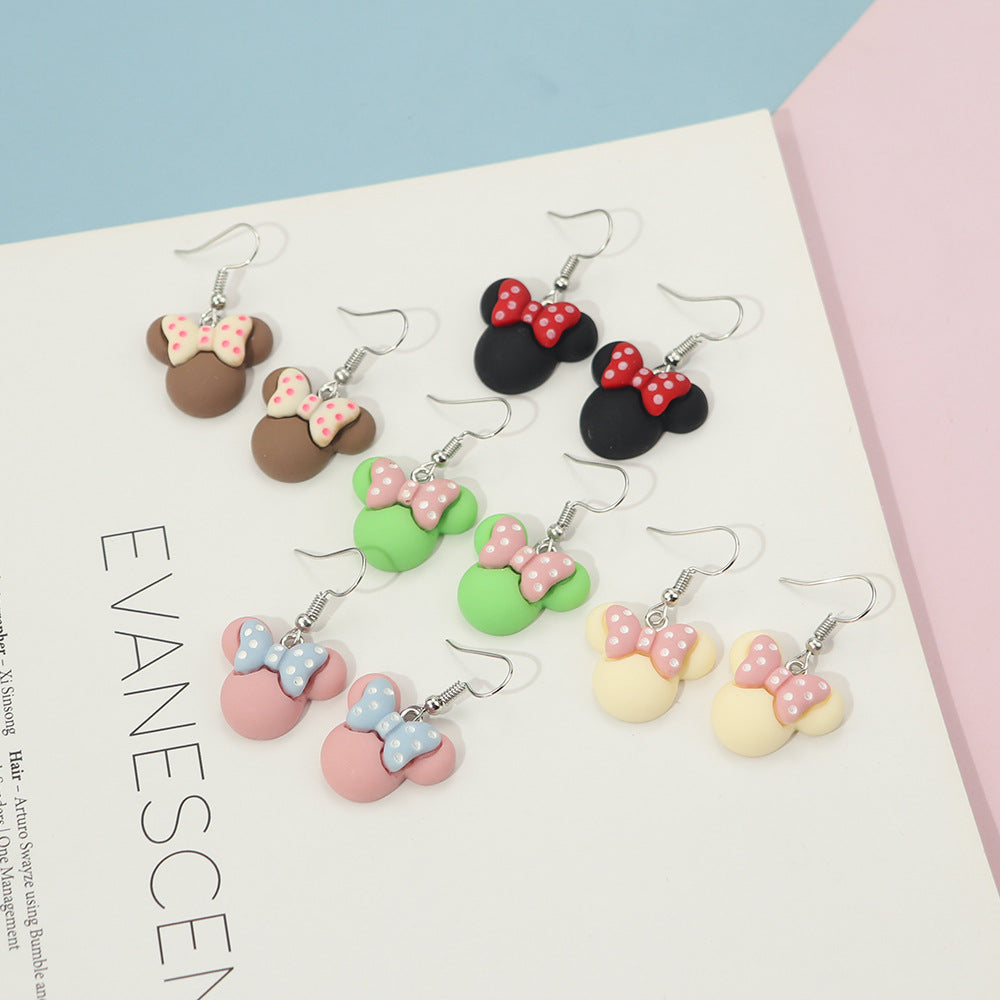 Cute mouse earrings US-NiQ011