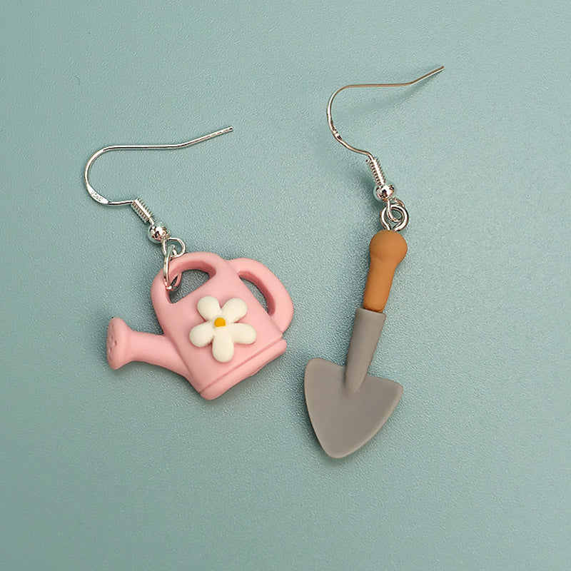 Resin simulation gardening tool earrings MIC-MingC023