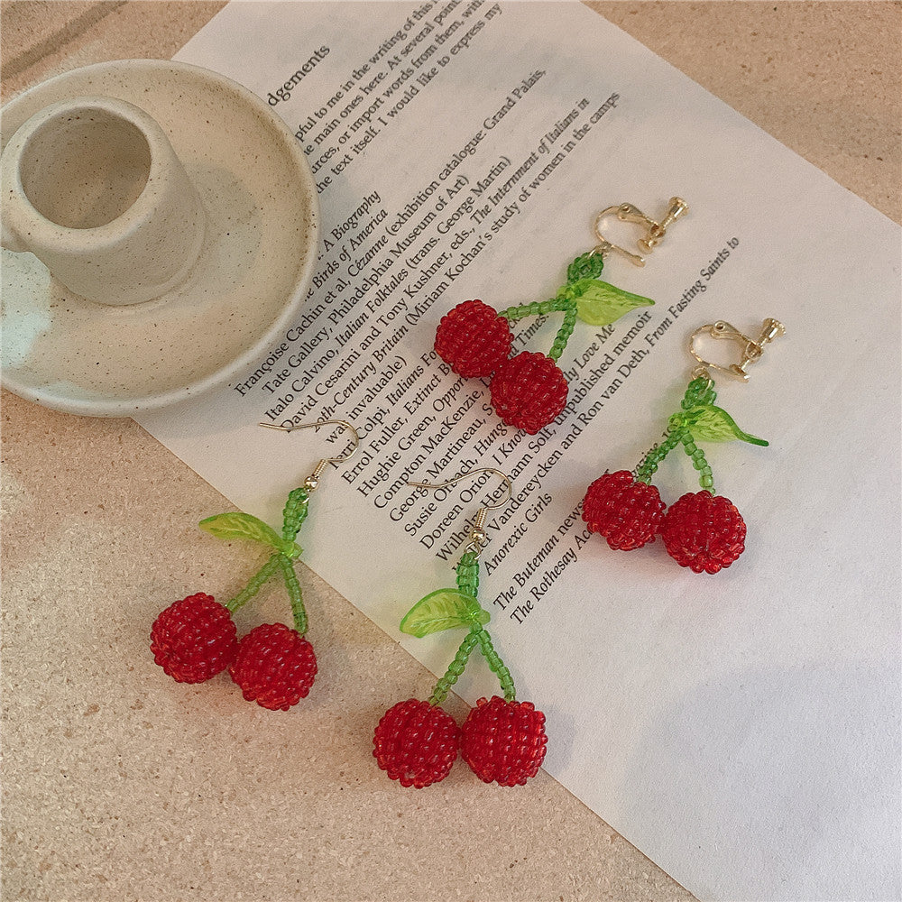 Alloy Fresh Fruit Earrings MIC-AXing011