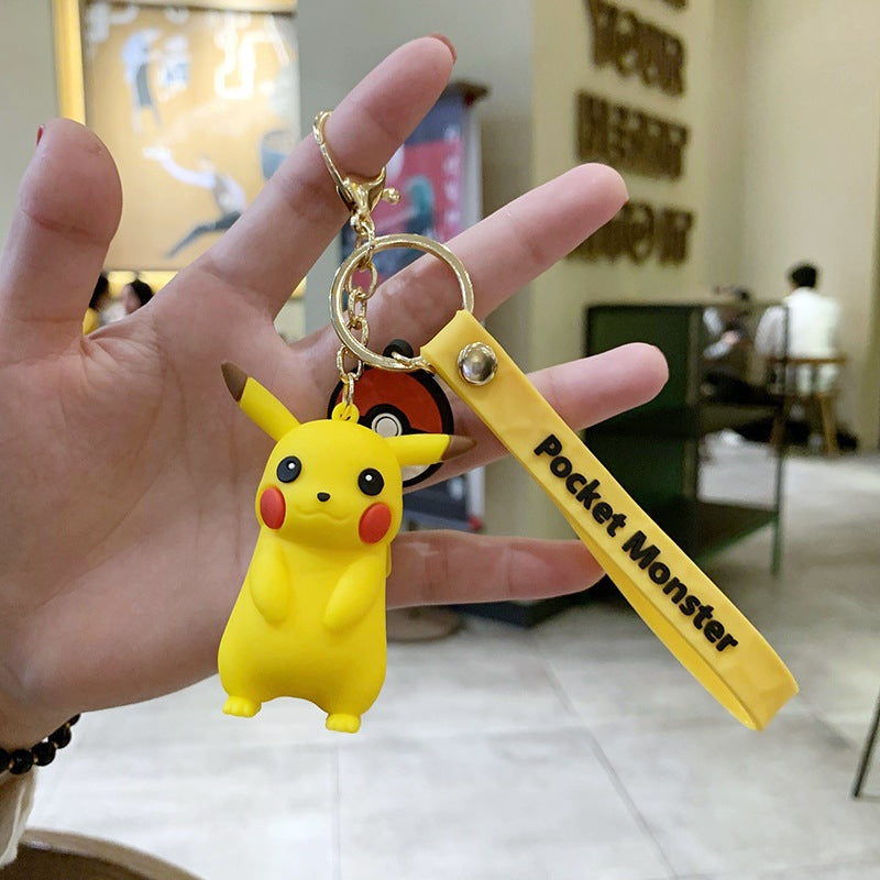 keychain Cute silicone doll pendant doll keychainMIC-JuJi001