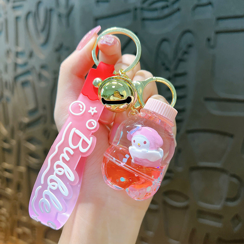 Cartoon Acrylic Liquid Quicksand Keychain MIC-YanG045